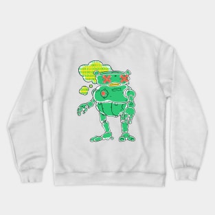 Funny robot Crewneck Sweatshirt